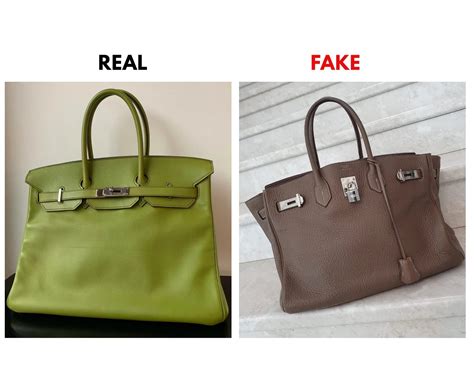 hermes bag fake vs real